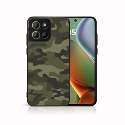 MY ART Védőburkolat a Motorola Moto G15 / Moto G15 Power számára GREEN CAMO (235)
