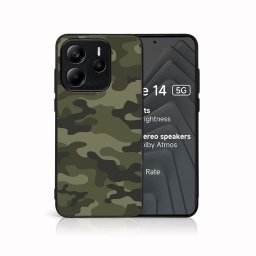 MY ART Védőtok Xiaomi Redmi Note 14 5G GREEN CAMO (235) készülékhez