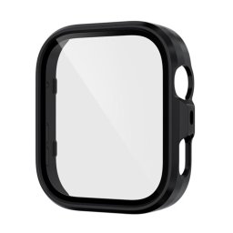 PC FULL COVER Műanyag védőtok üveggel Huawei Watch Fit 4 Pro fekete színben
