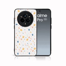 MY ART Védőtok Realme 14 Pro 5G ORANGE TERRAZZO (165) készülékhez