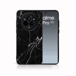 MY ART Védőtok Realme 14 Pro 5G BLACK MARBLE (142) készülékhez