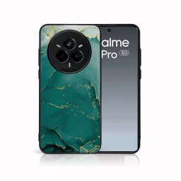 MY ART Védőtok Realme 14 Pro 5G GREEN MARBLE készülékhez (145)