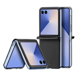 DUX BRIL Védőtok Samsung Galaxy Z Flip7 5G fekete telefonhoz