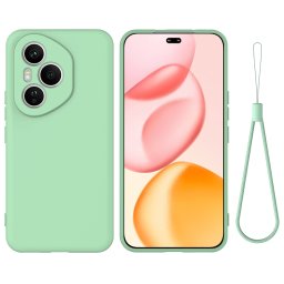 RUBBER Védő tok Honor 400 Pro 5G készülékhez, zöld