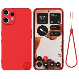 RUBBER Védő tok CMF Phone 2 Pro piros színben