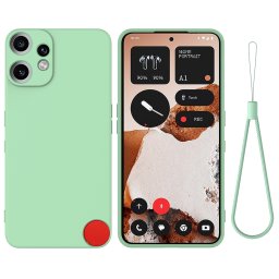 RUBBER Védő tok CMF Phone 2 Pro zöld színben