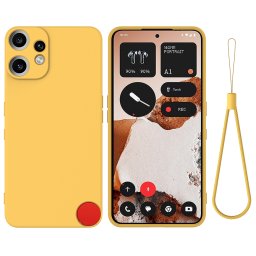 RUBBER Védő tok CMF Phone 2 Pro telefonhoz, sárga