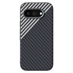 ABEEL C CARBON Védőtok Google Pixel 9a BLACK-SILVER készülékhez