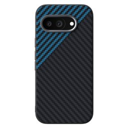 ABEEL C CARBON Védőtok Google Pixel 9a BLACK-BLUE telefonhoz