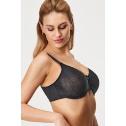 CHANTELLE C Magnifique mellkisebbítő bélés nélküli melltartó fekete 70F