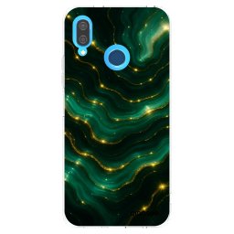 Átlátszó szilikon tok az alábbi mobiltelefonokra Huawei P20 Lite - Emerald