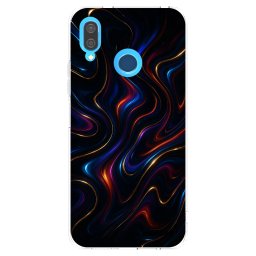 Átlátszó szilikon tok az alábbi mobiltelefonokra Huawei P20 Lite - Noir