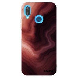 Átlátszó szilikon tok az alábbi mobiltelefonokra Huawei P20 Lite - Rouge
