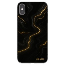Átlátszó szilikon tok az alábbi mobiltelefonokra Apple iPhone XS Max - Thunder