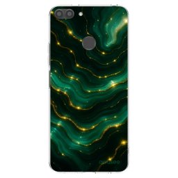 Átlátszó szilikon tok az alábbi mobiltelefonokra Huawei P Smart - Emerald