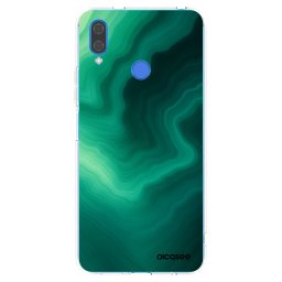 Átlátszó szilikon tok az alábbi mobiltelefonokra Huawei Nova 3 - Malachite