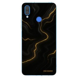 Átlátszó szilikon tok az alábbi mobiltelefonokra Huawei Nova 3i - Thunder