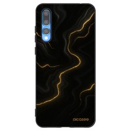 Fekete szilikon tok az alábbi mobiltelefonokra Huawei P20 Pro - Thunder