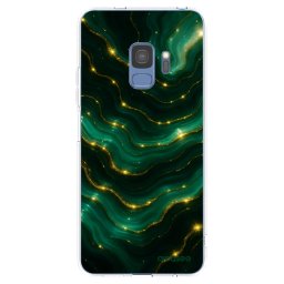 Átlátszó szilikon tok az alábbi mobiltelefonokra Samsung Galaxy S9 G960F - Emerald