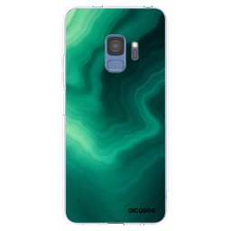 Átlátszó szilikon tok az alábbi mobiltelefonokra Samsung Galaxy S9 G960F - Malachite