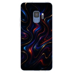 Átlátszó szilikon tok az alábbi mobiltelefonokra Samsung Galaxy S9 G960F - Noir