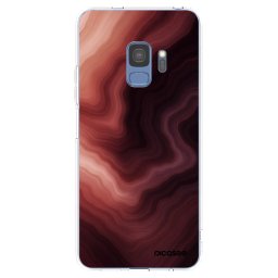 Átlátszó szilikon tok az alábbi mobiltelefonokra Samsung Galaxy S9 G960F - Rouge