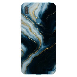 Átlátszó szilikon tok az alábbi mobiltelefonokra Huawei Y7 2019 - Luna