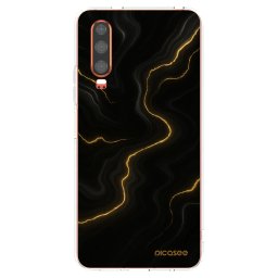 Átlátszó szilikon tok az alábbi mobiltelefonokra Huawei P30 - Thunder