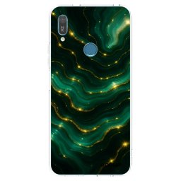 Átlátszó szilikon tok az alábbi mobiltelefonokra Huawei Y6 2019 - Emerald