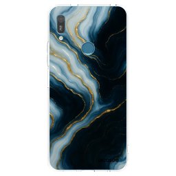 Átlátszó szilikon tok az alábbi mobiltelefonokra Huawei Y6 2019 - Luna
