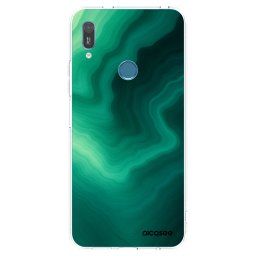 Átlátszó szilikon tok az alábbi mobiltelefonokra Huawei Y6 2019 - Malachite