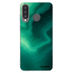 Átlátszó szilikon tok az alábbi mobiltelefonokra Huawei P30 Lite - Malachite