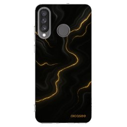 Átlátszó szilikon tok az alábbi mobiltelefonokra Huawei P30 Lite - Thunder