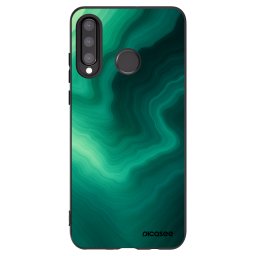 Fekete szilikon tok az alábbi mobiltelefonokra Huawei P30 Lite - Malachite