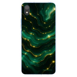 Átlátszó szilikon tok az alábbi mobiltelefonokra Xiaomi Redmi 7A - Emerald