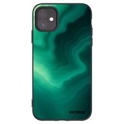 Fekete szilikon tok az alábbi mobiltelefonokra Apple iPhone 11 - Malachite