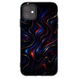 Fekete szilikon tok az alábbi mobiltelefonokra Apple iPhone 11 - Noir