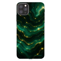 Átlátszó szilikon tok az alábbi mobiltelefonokra Apple iPhone 11 Pro Max - Emerald