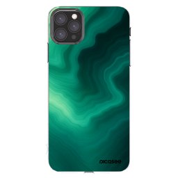 Átlátszó szilikon tok az alábbi mobiltelefonokra Apple iPhone 11 Pro Max - Malachite