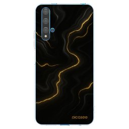 Átlátszó szilikon tok az alábbi mobiltelefonokra Huawei Nova 5T - Thunder