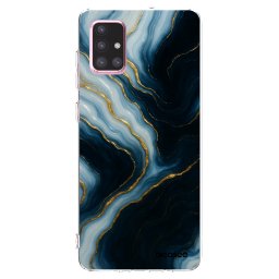 Átlátszó szilikon tok az alábbi mobiltelefonokra Samsung Galaxy A71 A715F - Luna
