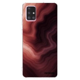 Átlátszó szilikon tok az alábbi mobiltelefonokra Samsung Galaxy A71 A715F - Rouge