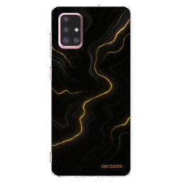 Átlátszó szilikon tok az alábbi mobiltelefonokra Samsung Galaxy A71 A715F - Thunder