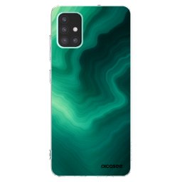 Átlátszó szilikon tok az alábbi mobiltelefonokra Samsung Galaxy A51 A515F - Malachite