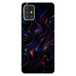 Átlátszó szilikon tok az alábbi mobiltelefonokra Samsung Galaxy A51 A515F - Noir