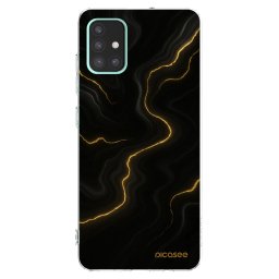 Átlátszó szilikon tok az alábbi mobiltelefonokra Samsung Galaxy A51 A515F - Thunder