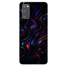 Átlátszó szilikon tok az alábbi mobiltelefonokra Samsung Galaxy S20 G980F - Noir
