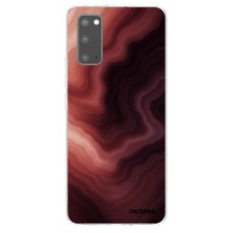 Átlátszó szilikon tok az alábbi mobiltelefonokra Samsung Galaxy S20 G980F - Rouge