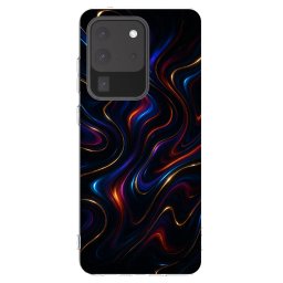 Átlátszó szilikon tok az alábbi mobiltelefonokra Samsung Galaxy S20 Ultra 5G G988F - Noir