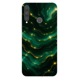 Átlátszó szilikon tok az alábbi mobiltelefonokra Huawei P40 Lite E - Emerald